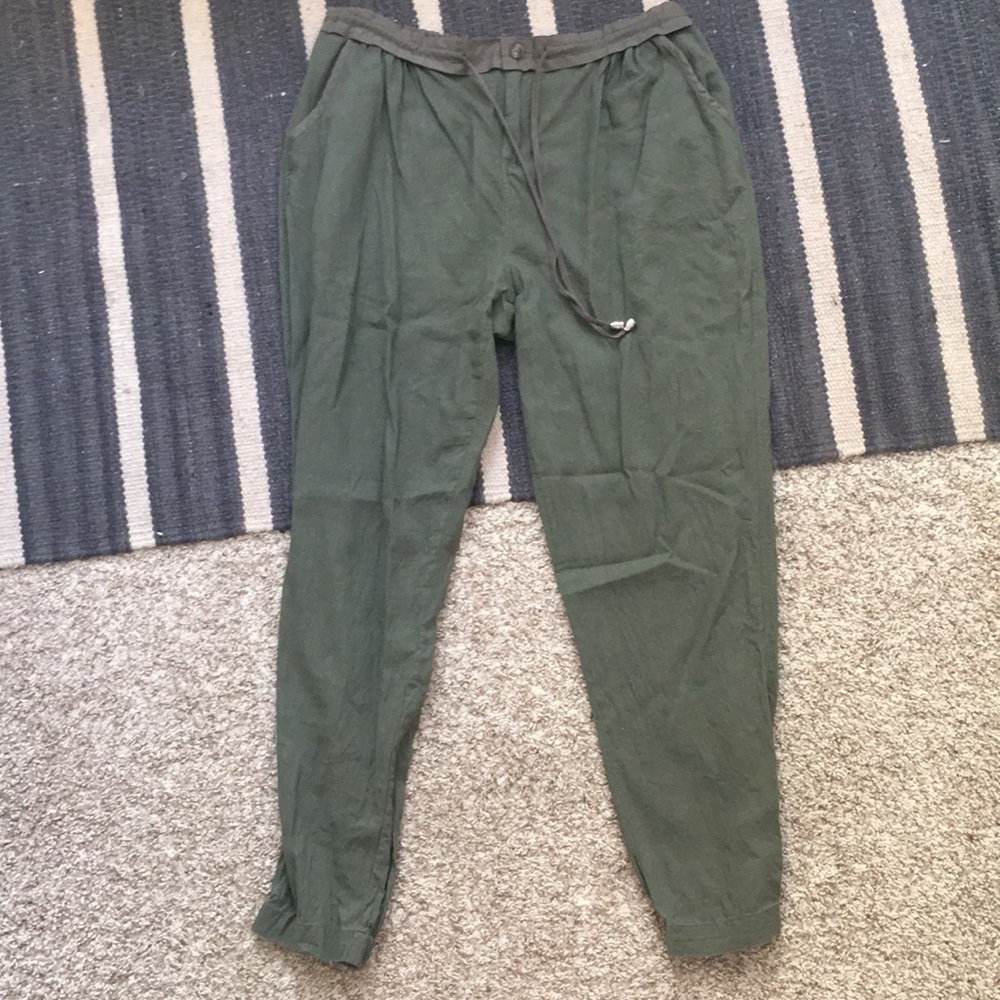 Green pants